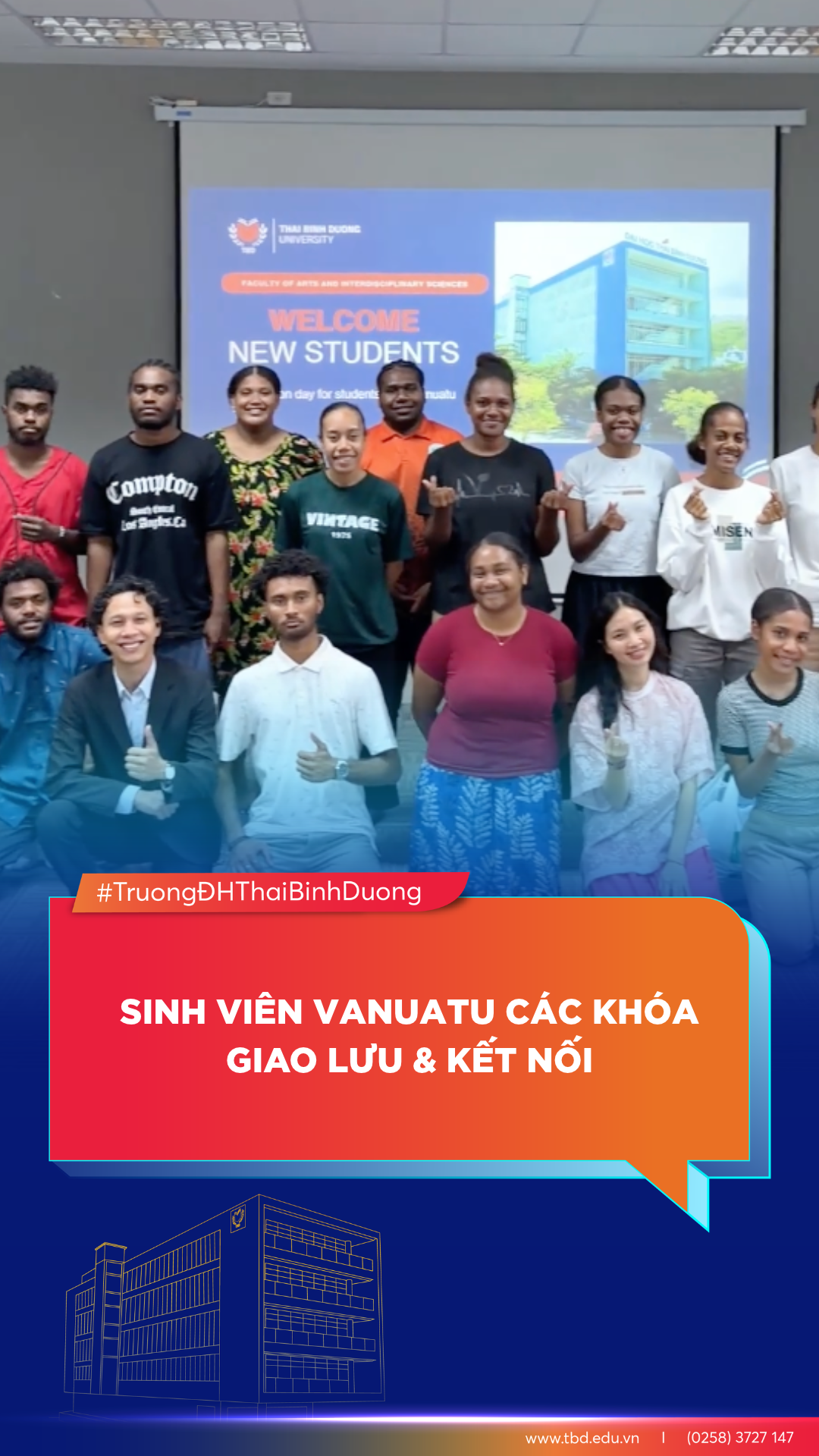 Sinh viên Vanuatu các khóa giao lưu và kết nối